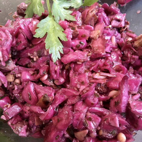 SALADE TRAITEUR BIO DE CHOU ROUGE & RAISINS