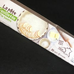 PATE À TARTE FEUILLETÉE PUR BEURRE BIO