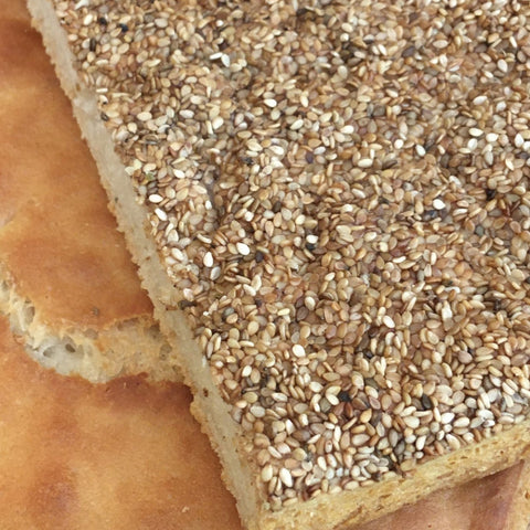 FOCACCIA FRAICHE AU SESAME BIO