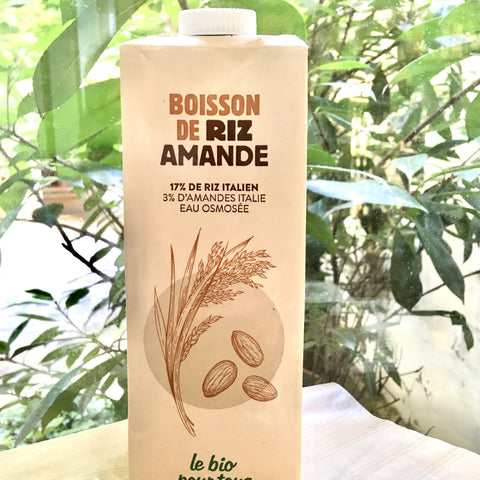 BOISSON VÉGÉTALE BIO DE RIZ & D'AMANDE