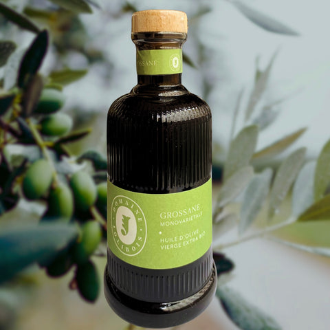 HUILE D'OLIVE VIERGE EXTRA BIO - GROSSANE MONOVARIÉTALE