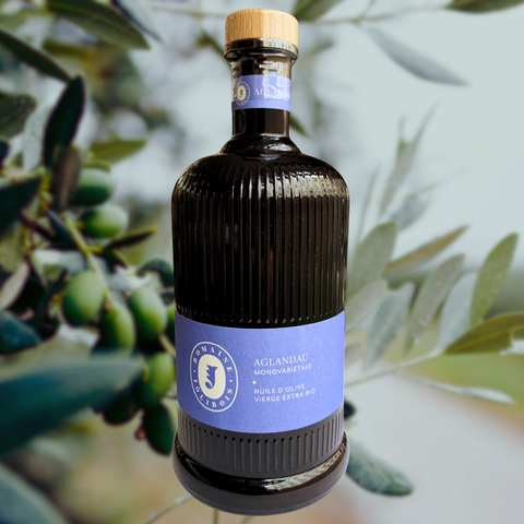 HUILE D'OLIVE VIERGE EXTRA BIO - AGLANDAU MONOVARIÉTALE