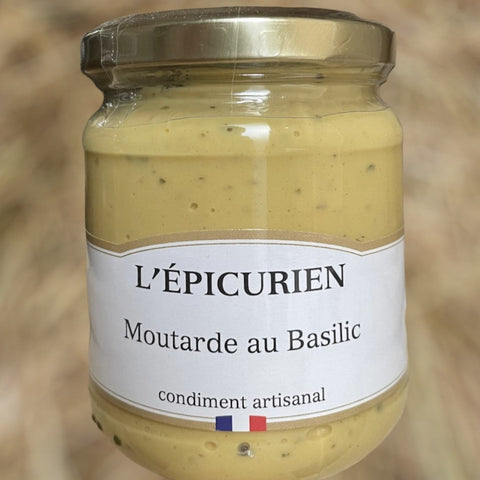 MOUTARDE AU BASILIC