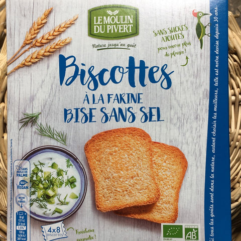 BISCOTTES BIO SANS SEL
