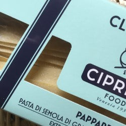 PATES ITALIENNES PAPPARDELLE AUX OEUFS FRAIS
