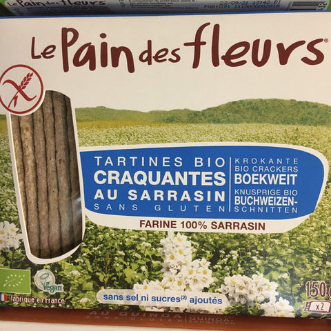 PAIN DES FLEURS AU SARRASIN SANS SEL ET SANS SUCRE