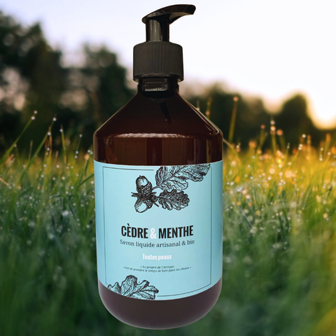 SAVON LIQUIDE CEDRE ET MENTHE