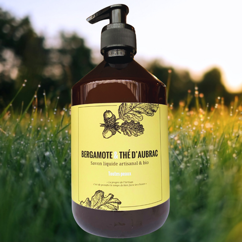 SAVON LIQUIDE BERGAMOTE ET THE D'AUBRAC