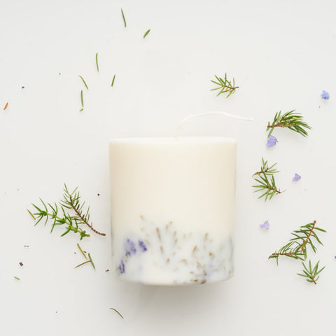 BOUGIE NATURELLE PARFUMEE GENEVRIER & LIMONIUM