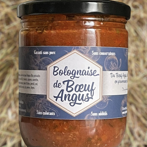 SAUCE BOLOGNAISE AU BOEUF ANGUS