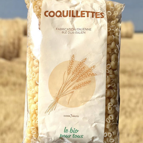 PATES COQUILLETTES BLANCHES BIO