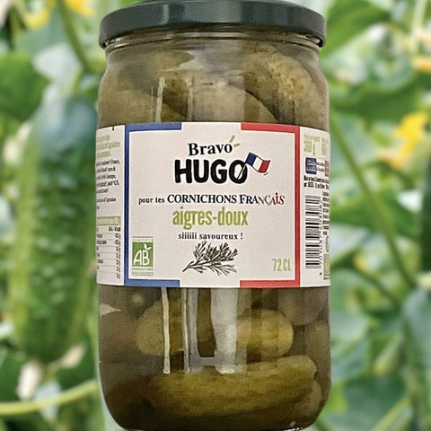 CORNICHONS FRANCAIS BIO AIGRES DOUX