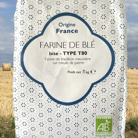 Farine de blé bio T80