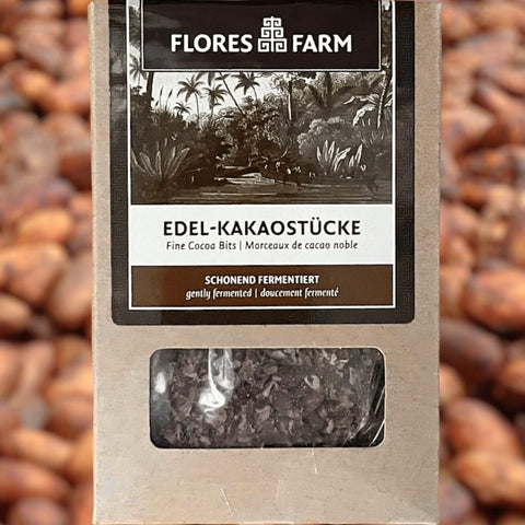 Fèves de cacao noble cru concassées