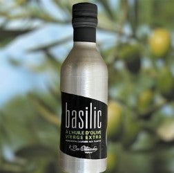HUILE D'OLIVE INFUSÉE AU BASILIC
