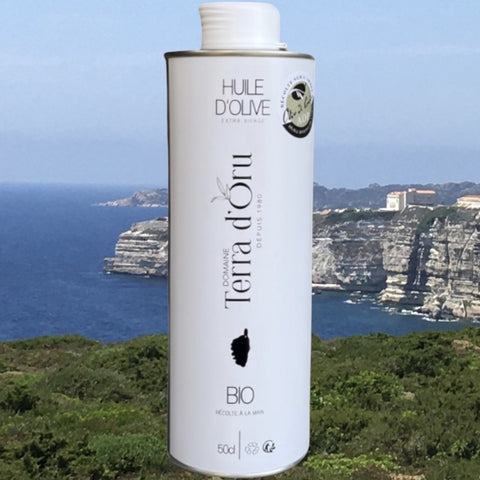 HUILE D'OLIVE EXTRA VIERGE BIO DE CORSE AOP BIDON 50CL