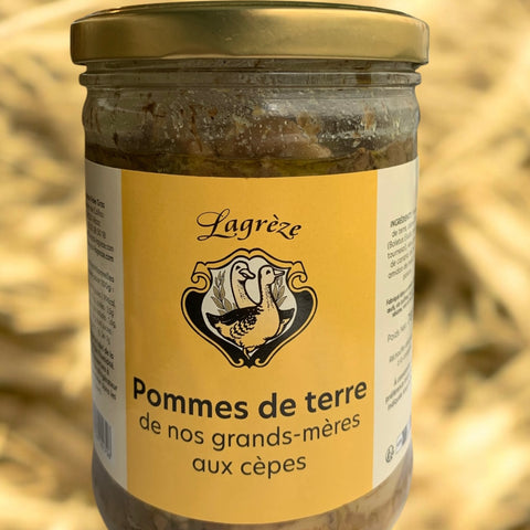 POMMES DE TERRE AUX CÈPES EN PERSILLADE