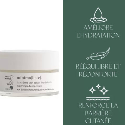 CREME VISAGE AUX « SUPER INGRÉDIENTS »