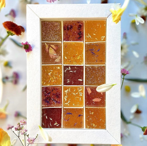 COFFRET DE 15 PÂTES DE FLEURS