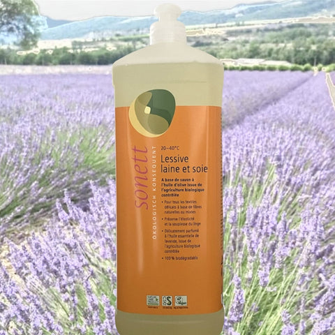 LESSIVE LIQUIDE ÉCOLOGIQUE POUR LAINE ET LINGE DÉLICAT