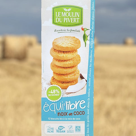 BISCUITS BIO AU COCO ALLÉGÉS EN SUCRES