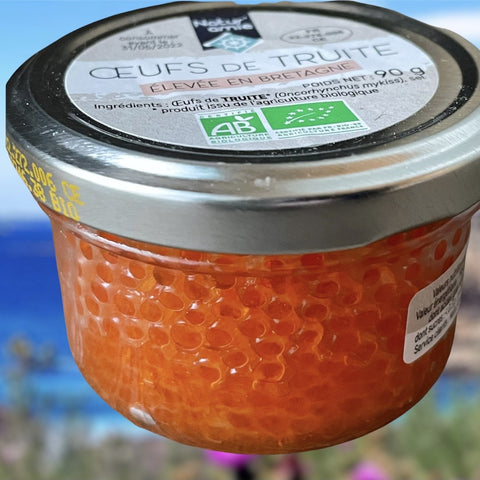 OEUFS DE TRUITE BIOLOGIQUE