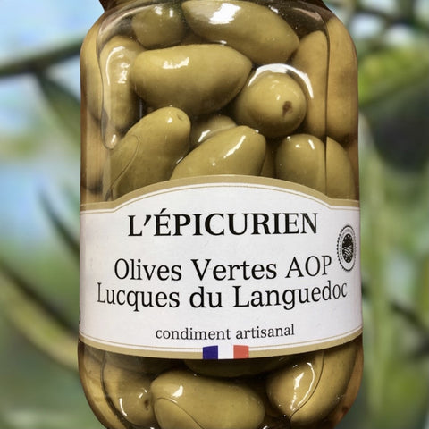 OLIVES VERTES ENTIÈRES DE LUCQUES