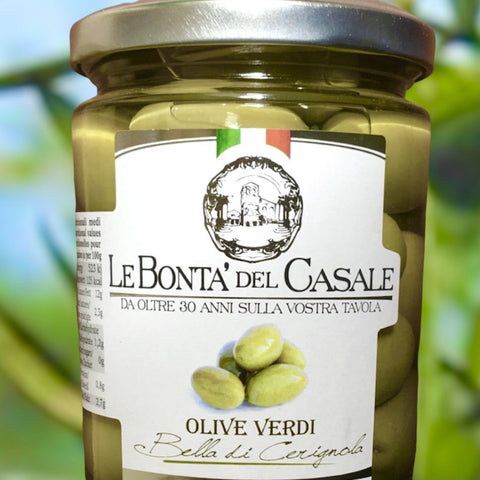 OLIVES VERTES ENTIÈRES BELLA DI CERIGNOLA