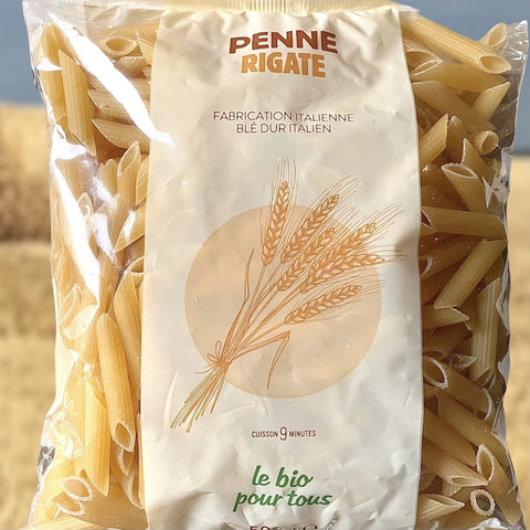 PATES ITALIENNES PENNE BLANCS BIO