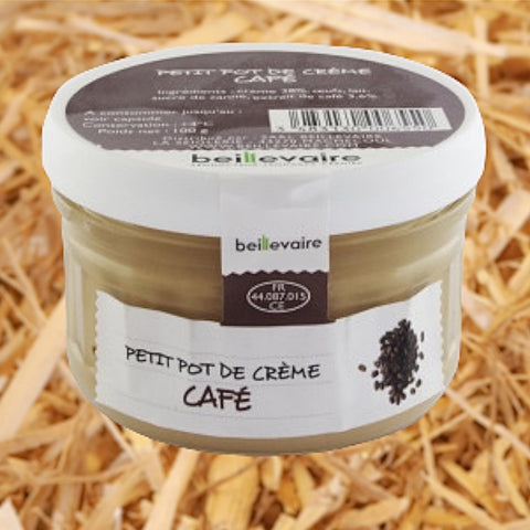 PETIT POT DE CRÈME DESSERT ARTISANALE - CAFÉ