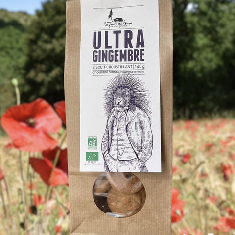 BISCUITS ARTISANAUX BIO CRAQUANTS ULTRA GINGEMBRE