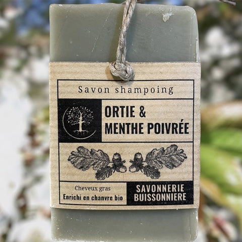 Savon shampooing solide cheveux gras