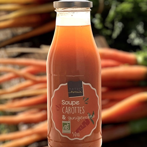 SOUPE ARTISANALE CAROTTE GINGEMBRE BIO