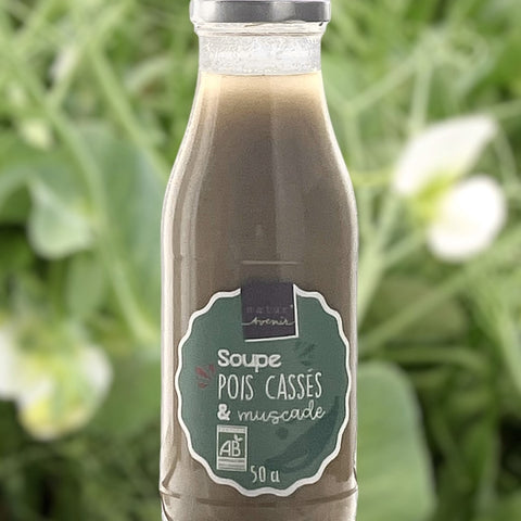 SOUPE ARTISANALE DE POIS CASSES & MUSCADE BIO