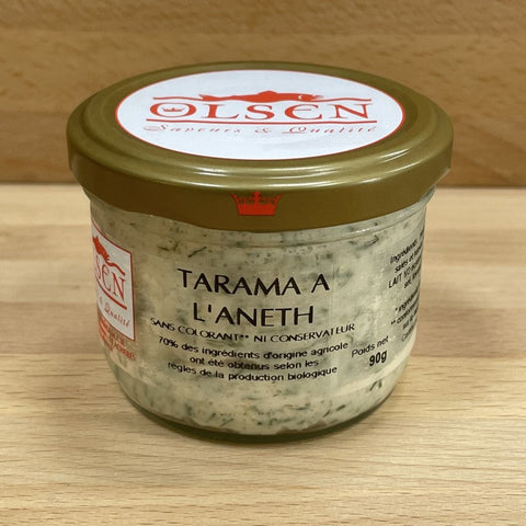 TARAMA BLANC À L'ANETH BIO
