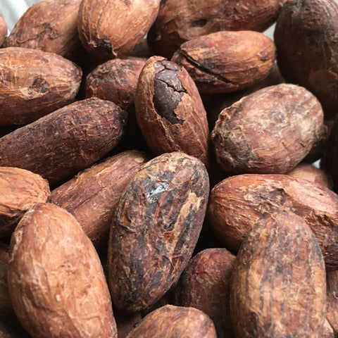 FÈVES DE CACAO ENTIERES TORRÉFIÉES BIO