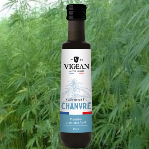 HUILE VIERGE DE CHANVRE BIO