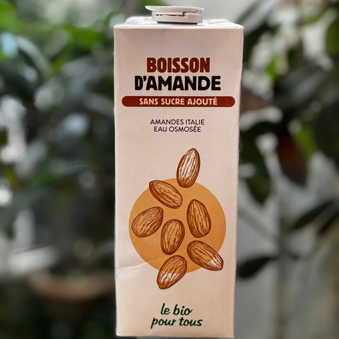 BOISSON D'AMANDE BIO SANS SUCRE AJOUTÉ