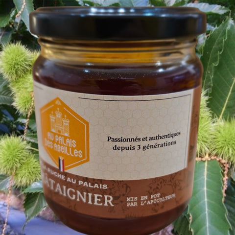 MIEL DE CHATAIGNIER D'APICULTEUR ARTISAN RECOLTANT