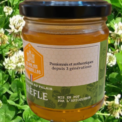 MIEL DE TREFLE D'APICULTEUR ARTISAN RECOLTANT