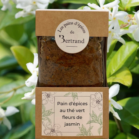 PAIN D'ÉPICES AU THÉ VERT ET FLEURS DE JASMIN