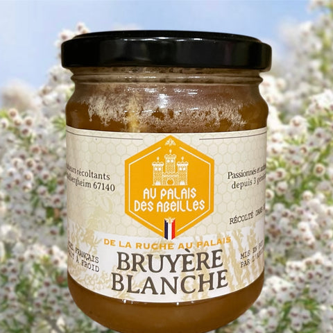MIEL DE BRUYÈRE BLANCHE D’ARTISAN APICULTEUR RÉCOLTANT