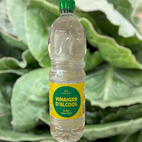 VINAIGRE D'ALCOOL BLANC BIO A USAGE ALIMENTAIRE