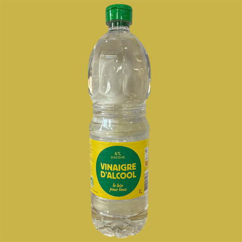 VINAIGRE D'ALCOOL BLANC BIO A USAGE ALIMENTAIRE