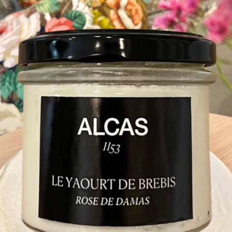 YAOURT AU LAIT DE BREBIS A LA ROSE